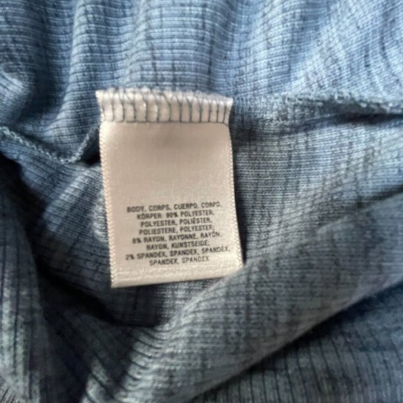 Anthropologie Pure + Good Womens Medium Cowl Neck Jersey Knit Tunic Top Gray - Picture 4 of 9